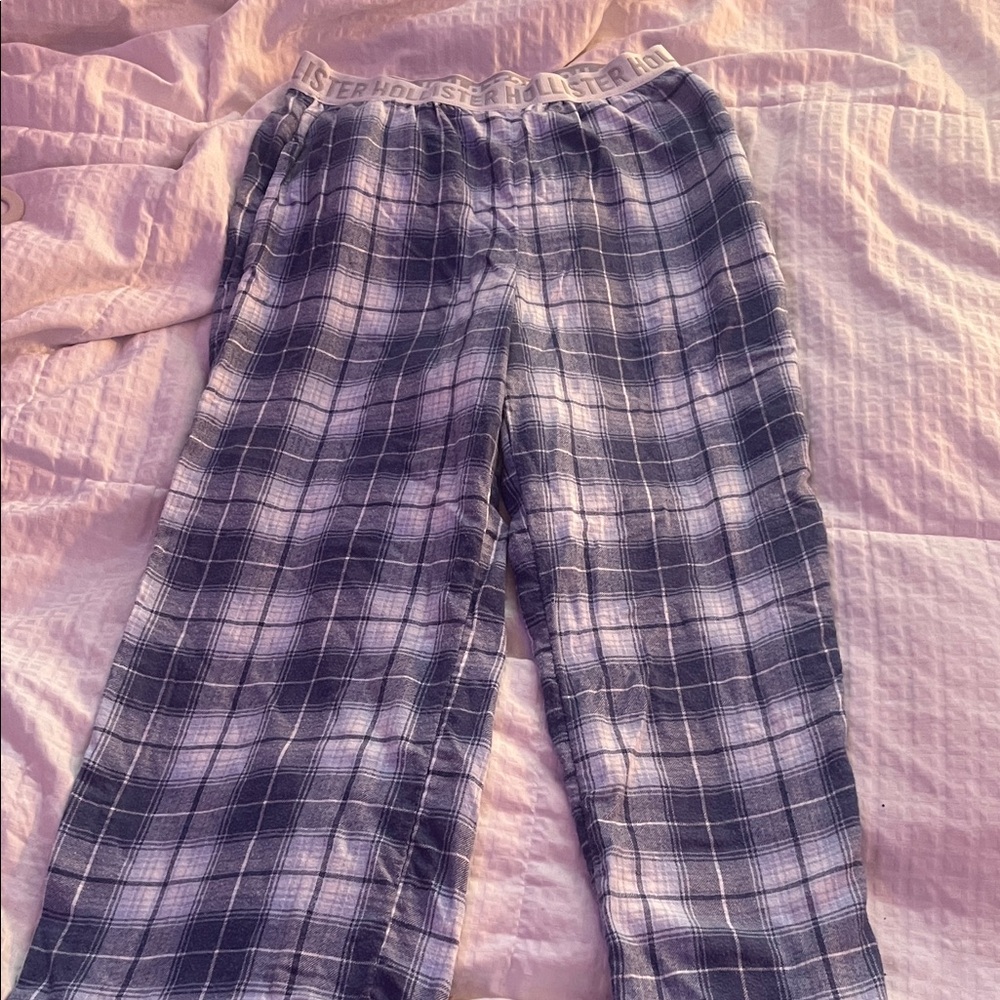 Hollister Blue Plaid Sleep Pants
